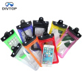 Divtop Universal PVC Cover Dry Bag Waterproof Cell Phone Case for Swimming